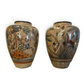 Pair of Large Rare Vintage Tonala Pottery Vases