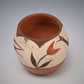 Antique Miniature Zia Roadrunner Pottery Olla